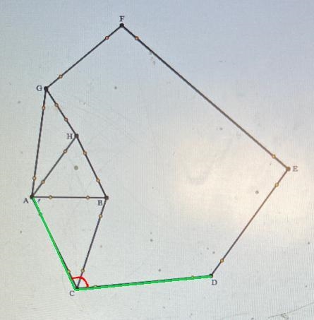 Identify 2DC A by clicking and dragging the small yellow dots to shade the angle.-example-2