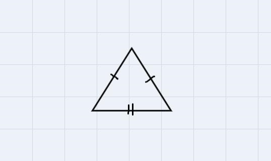 Classify the triangle as acute, right , or obscure and classify it as equilateral-example-1