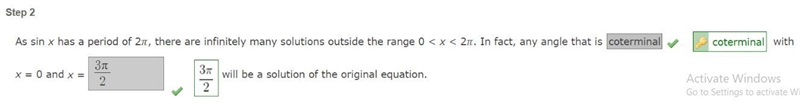 Solve Step 3 onlyTherefore, the solutions of the original equation are the following-example-2