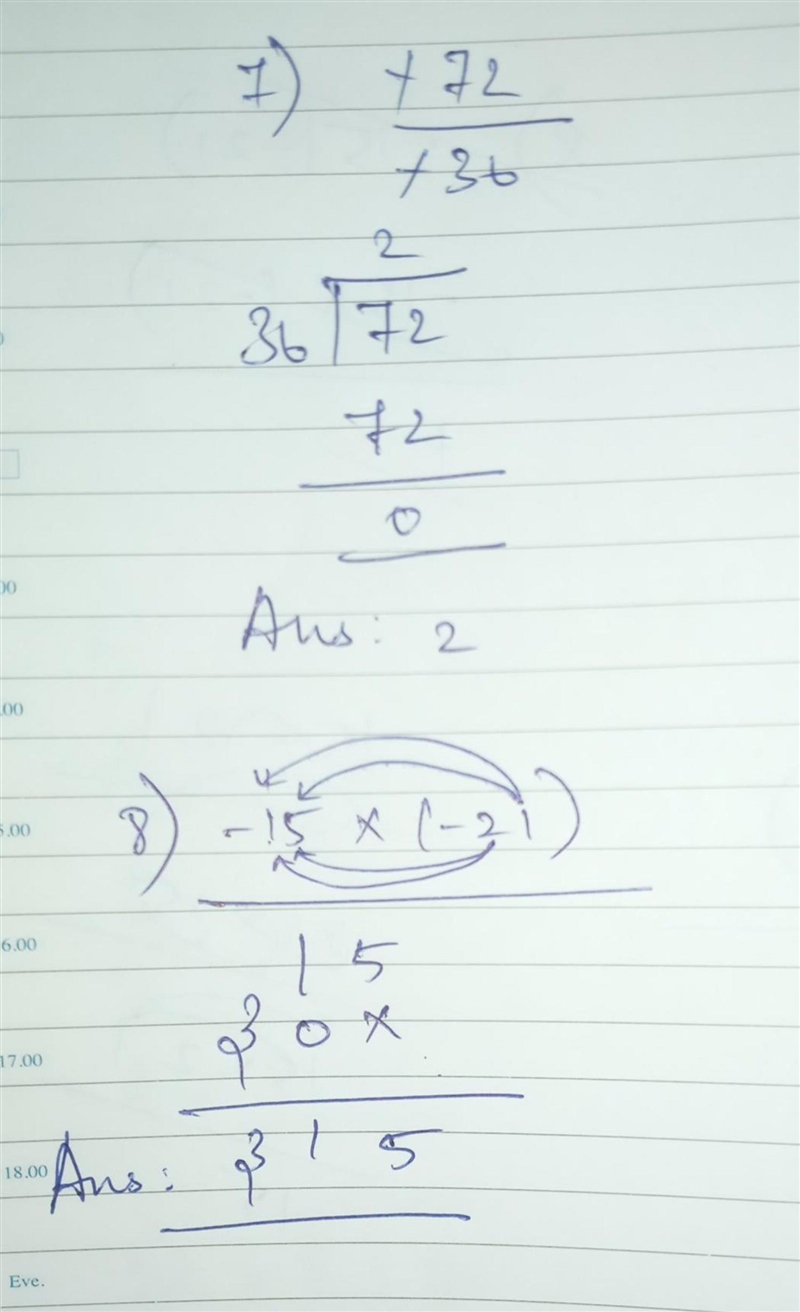 12(5)—150 divided by (-25)4(-22) 175(-1) -7(50) -51 divided by3 -7(50)-72 divided-example-2