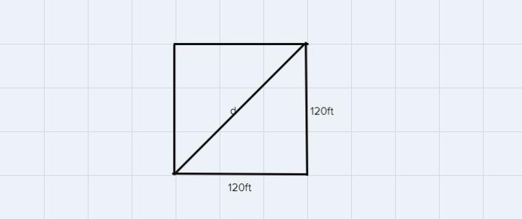 A pyramid has a square base of 120ft. On a side. The four slant faces are all congruent-example-2