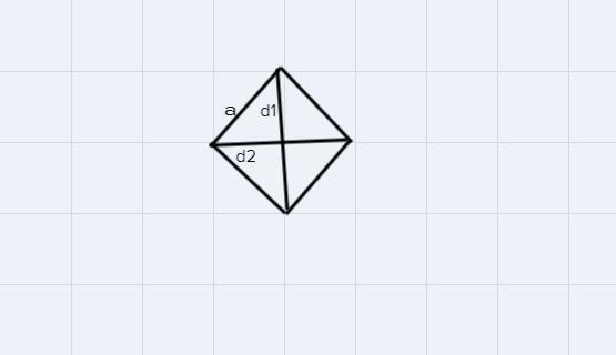 the diagonal of a rhombus are 14 inches and 28 inches. What is the perimeter of the-example-1