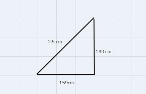 Consider the right triangle shown below that has an interior angle measure of θ radians-example-1