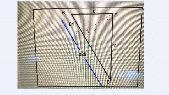 Instructions: Find the missing length indicated.x=Check81225X-example-1