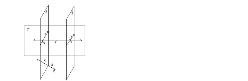 100 pts RESPOND QUICK PLS! Planes S and R both intersect plane T . Horizontal plane-example-1