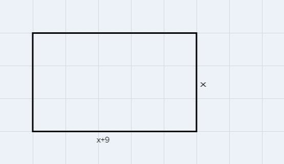 The length of a rectangular garden is 9 feet longer than its width. If the garden-example-1