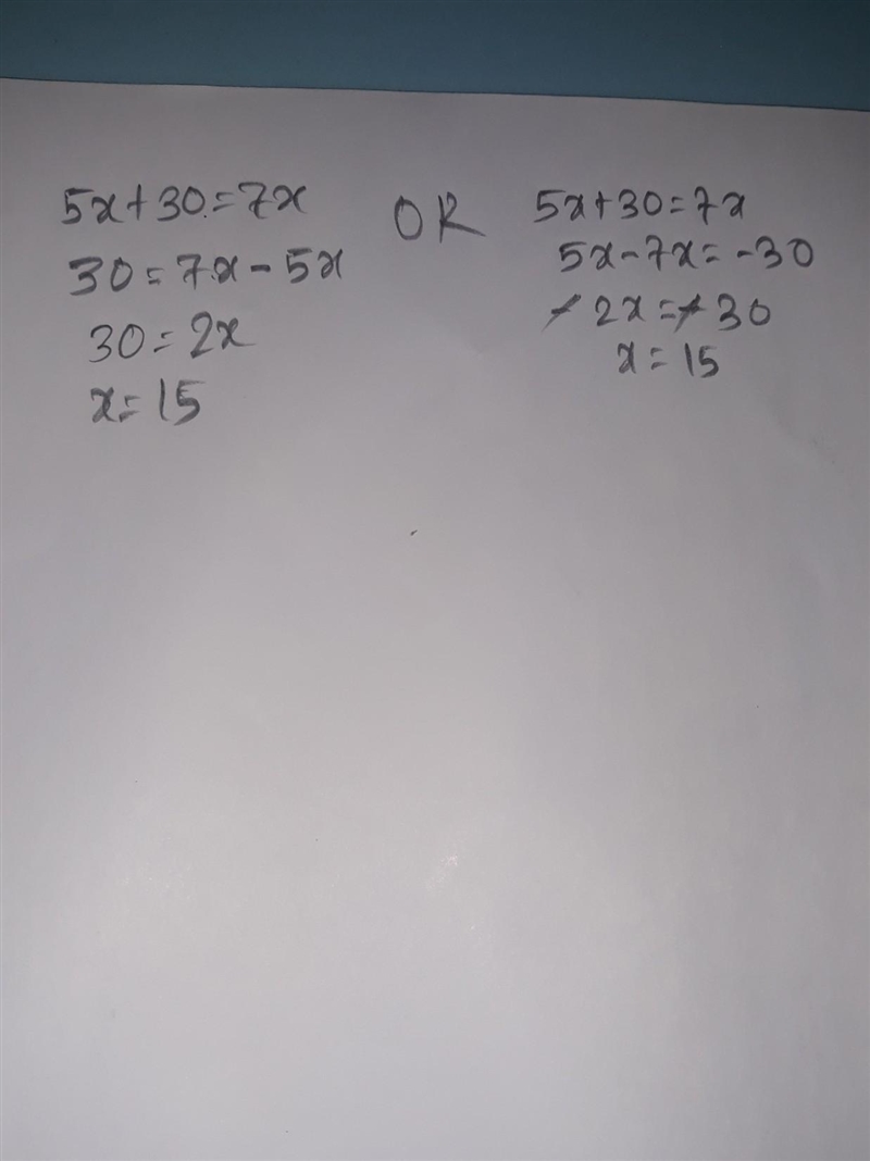 (5x+30)=7x ?? Can anyone help me-example-1