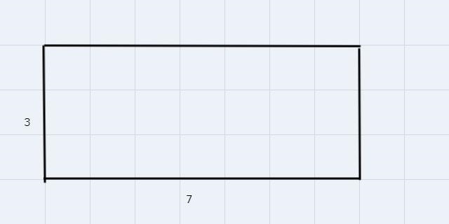 Use the grid to draw a rectangle that has the same perimeter but a different area-example-1