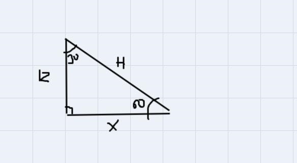 in a 30 60 90° triangle giving the long leg equals 12 find the short leg of the triangle-example-1