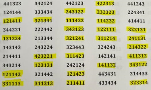 A number cube could be used by specifying that the numbers 1,2pr 3 represent a hit-example-1