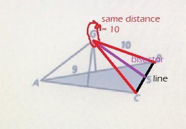 In Exercises 1-3, the perpendicular blsectors of ABC Intersect at point G, or the-example-5