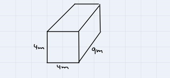 Question 5 of 5What is the volume of this composite solid?4 m9 m4 mO A. 198 cubic-example-2