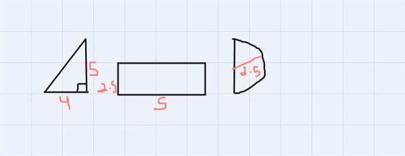 Find the volume of a right solid whose base is the figure shown on the left and whose-example-1