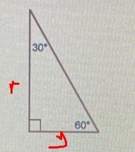 Question 13 of 28Which of the following represents the ratio of the long leg to the-example-1