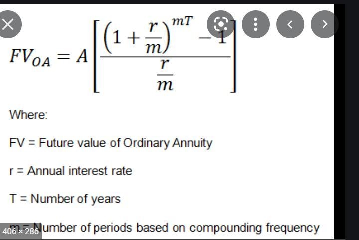 3. A periodic deposit is made into an annuity with the given terms. Find how much-example-1