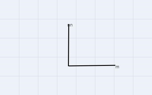 1. Lines m and n are perpendicular. If the slope of line m is zero, then what is the-example-1