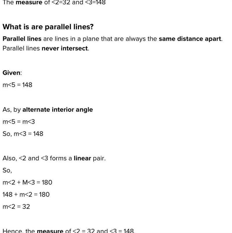 Two parallel lines are cut by transverse as shown suppose-example-1