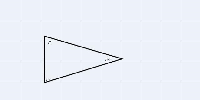 Angle1=73°angle2=34°angle3=73°Classify the triangle(by the side and by the angles-example-1