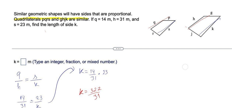 K= ____ m (integer, fraction, or mixed number)-example-1