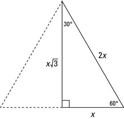 The length of the hypotenuse of a 30°-60°-9° triangle is 8. find the perimeter-example-1