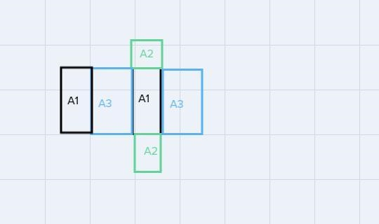 This net represents an unfolded box. 4 in. 4x5=7 WXI- 2 sov 6 in. n 1 yo 10 in. sa-example-1