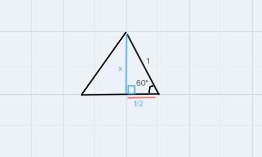 The area of an equilateral triangle is 36√3 cm^2. What is the height of the triangle-example-2