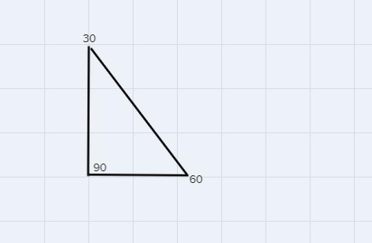 Which of the following are the lengths of the sides of a 30 -60-90 right triangle-example-1