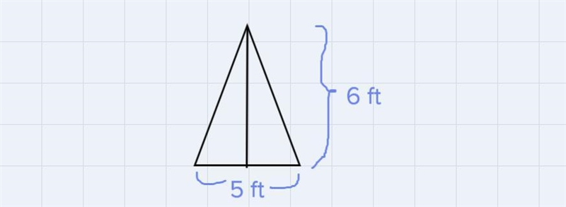 What is the surface area of the tent without the bottom?-example-3