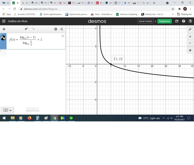 Graph the function then fill in the blanks then fill in the table with three points-example-1