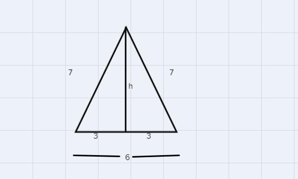 In the regular pentagonal pyramid, each lateral edge measures 7 in., and each base-example-1