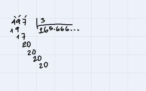 What's 497 divided by 3-example-1