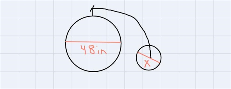 A penny-farthing is a bicycle with a very large front wheel and a much smaller back-example-1