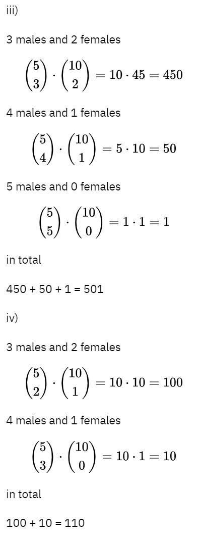 Hannah's friend Ami would like the group of 5 performers to include more. males than-example-1