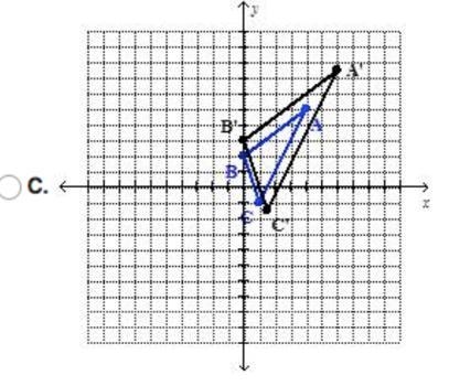 Choose which of the following demonstrate a dilation centered at the origin: (x,y-example-1