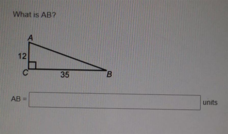 Solve for AB in units-example-1