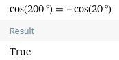 Express the function as a function of an acute angle:A) tan 110 degrees B) cos 200 degrees-example-2