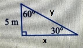 Find the perimeter of the triangle to the nearest tenth of a meter.-example-1