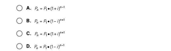 Which of the following is the explicit formula for a compound interestgeometric sequence-example-1