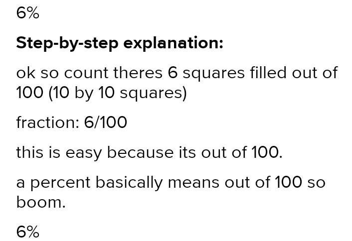 What percent is represented by the shaded area ?-example-1