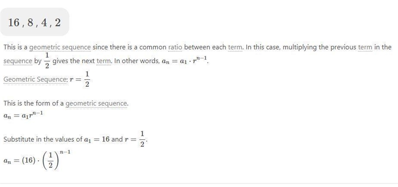 Write the recursive formula for the following sequence: 16, 8, 4, 2, ...-example-1