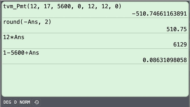 Supposed that on January 1 you have a balance of $5600 on a credit cars whose APR-example-1