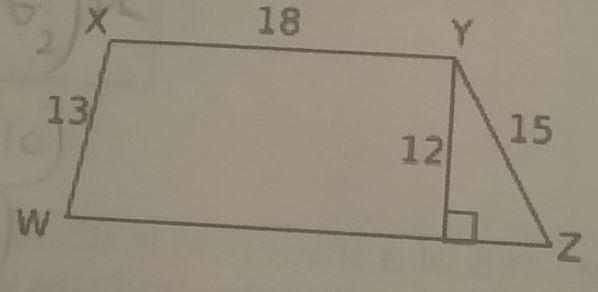 Can you help me to find the area of trapezoid WXYZ-example-1