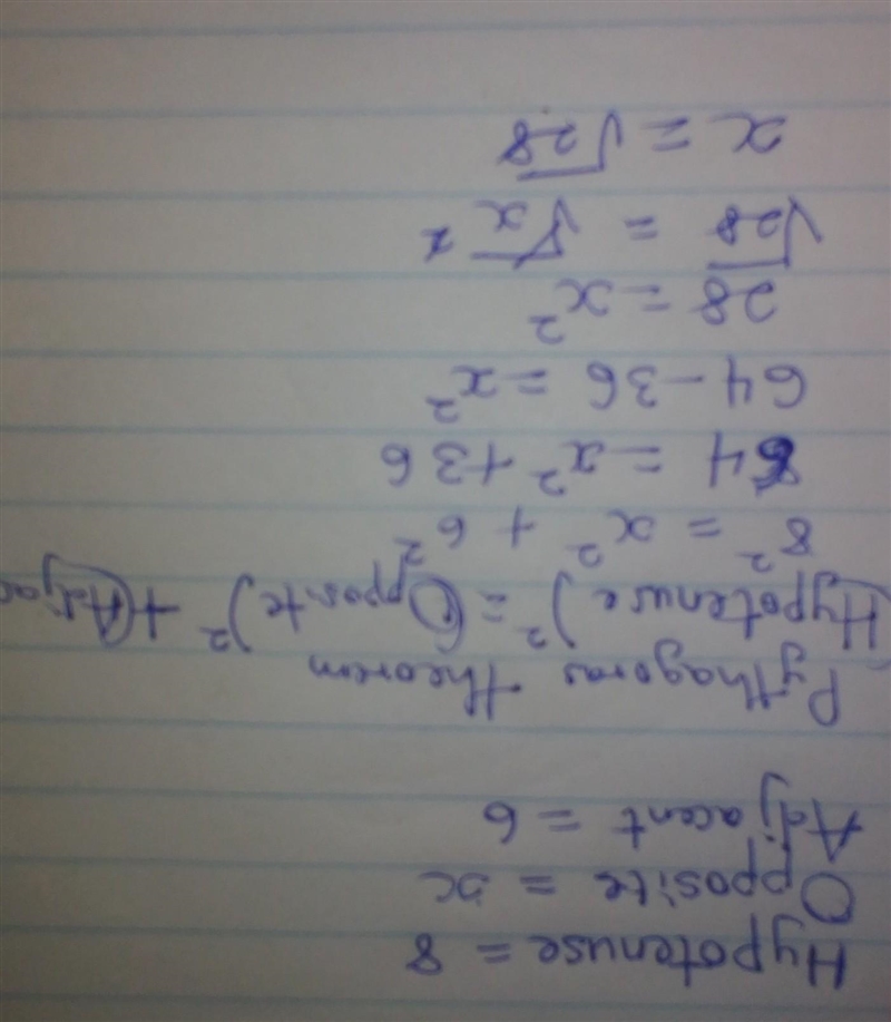 Find the value of the x in the triangle shown below. Please help!-example-1