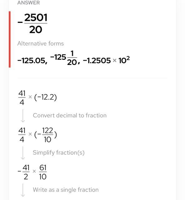 What is 4 1/4 x (-12.2)?-example-1