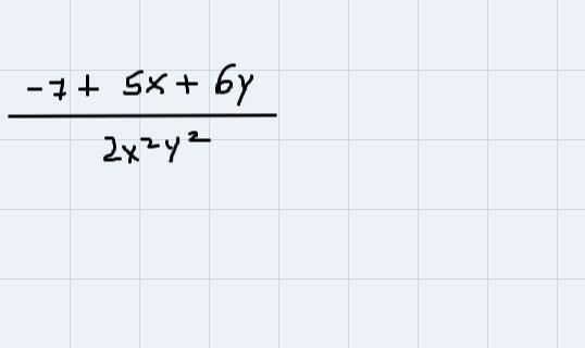 Solve the following: a. 1/14 - 3 1/8 b. -7/2x^2y^2. + 5/2xy^2 + 3/x^2yc. -2 1/3 + 1 1/9-example-2