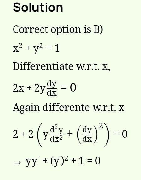 Determine whether the following equation defines y as a function of x. x² + y² = 1-example-1