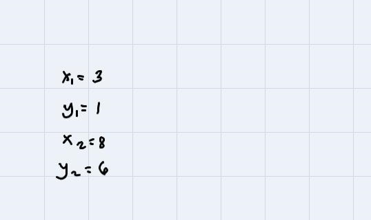 Determine from the given points of two lines if the lines are parallel, perpendicular-example-1