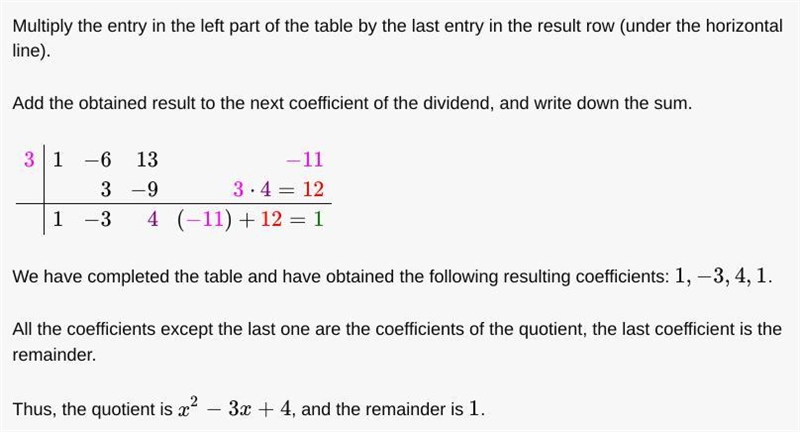 Use the remainder theorem and synthetic division to find the value of f(3) if f(x-example-1