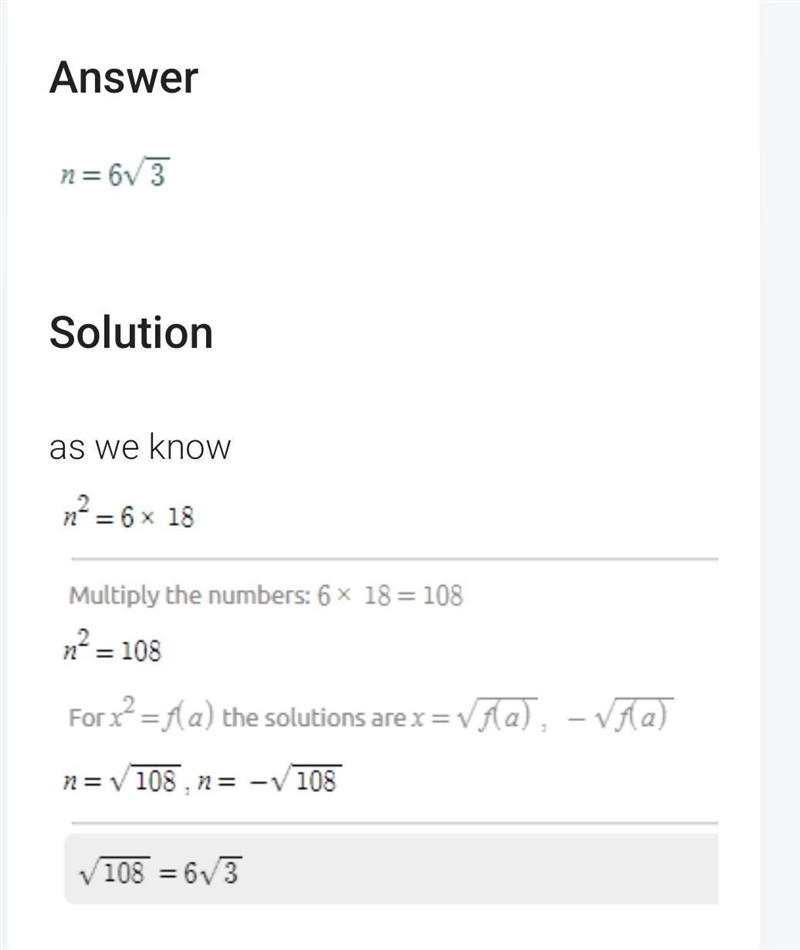 What is the measure of n? I need help with only 2 answers please :) n = [ ? ] √ [ ? ]-example-1