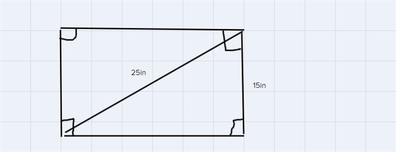 34A Blipco television has a rectangular screen with a diagonal measurement of 25 inches-example-1